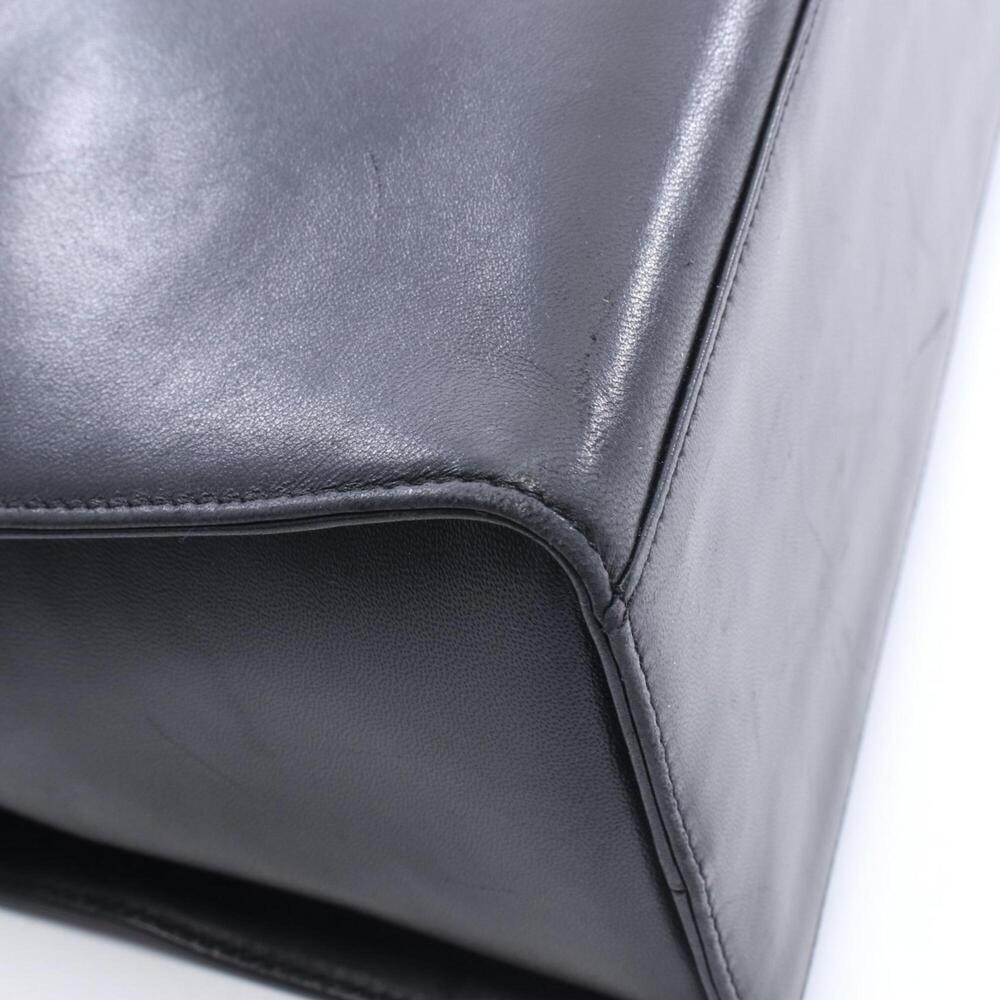 Loewe Anagram 2-Way Tote Bag Handbag Leather Women's Black - Picture 5 of 10